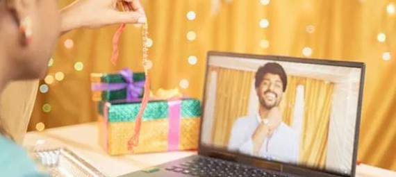 A brilliant way of celebrating virtual rakhi