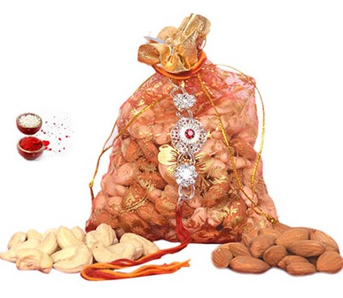 Send Rakhi with Dry fruits to Your Brother and Give Him a Healthy Delight!!