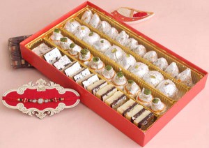 Rakhi with sweets