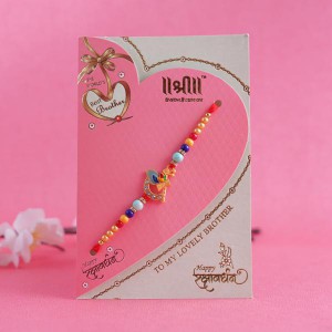designer golden Rakhi