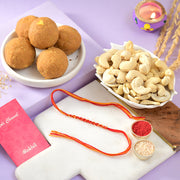 Cashew with Besan Laddu Bhai Dooj Combo
