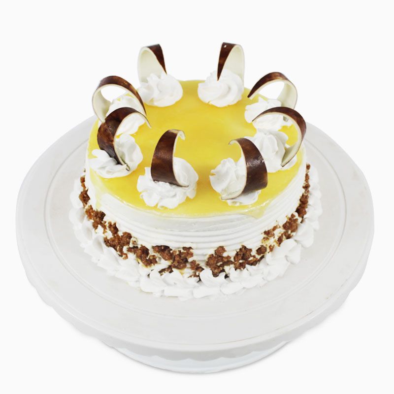 Half kg Fresh Cream Butterscotch Cake