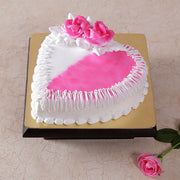 One kg Eggless Butter Cream Strawberry Cake