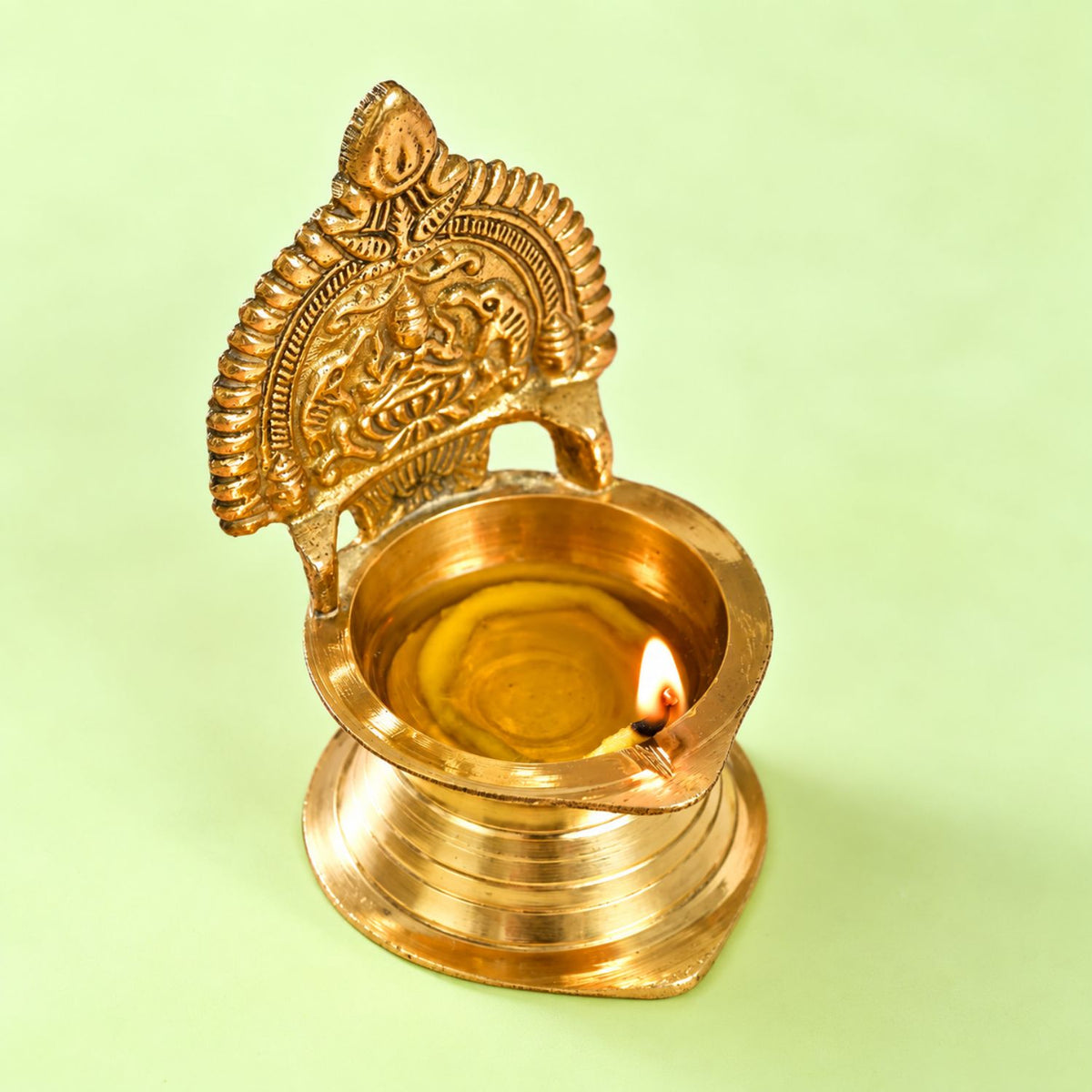 Designer Diya with Ladoo & Ferrero Rocher- Bhai Dooj Gift