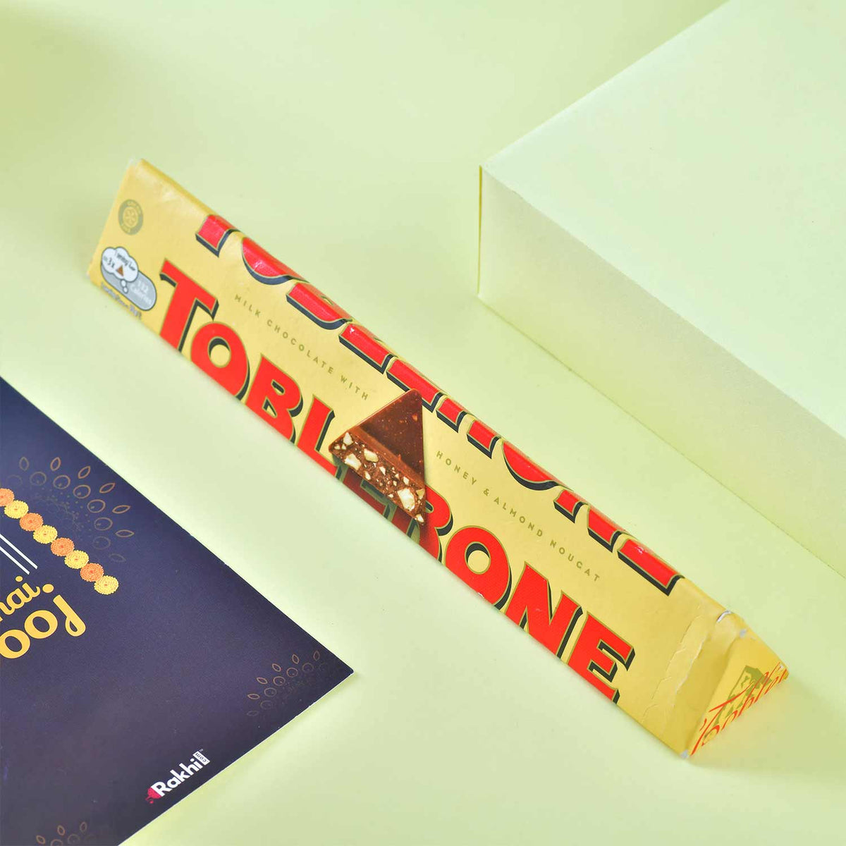 Bhaidooj Gift Box of  Dryfruit with  Toblerone Chocolate