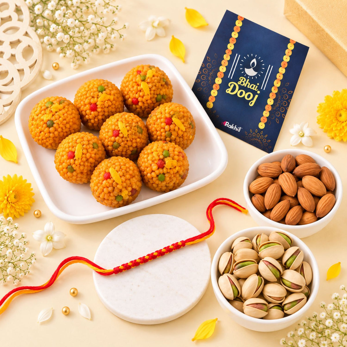 Mootichoor Ladoo with Dryfruit Combo