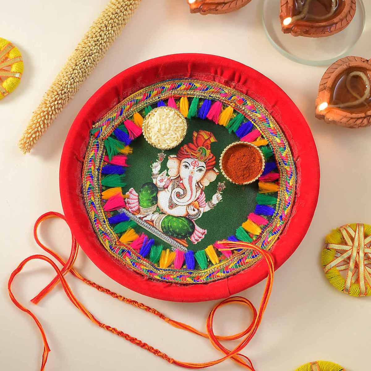 Ganpati Pooja Thali for Bhaidooj Gift