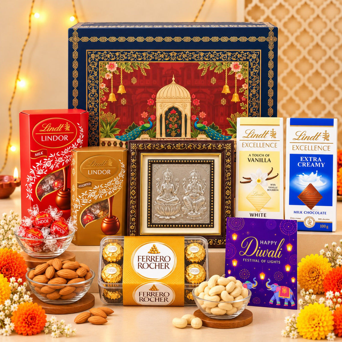 Golden Blessings Gourmet Chocolate Diwali Hamper
