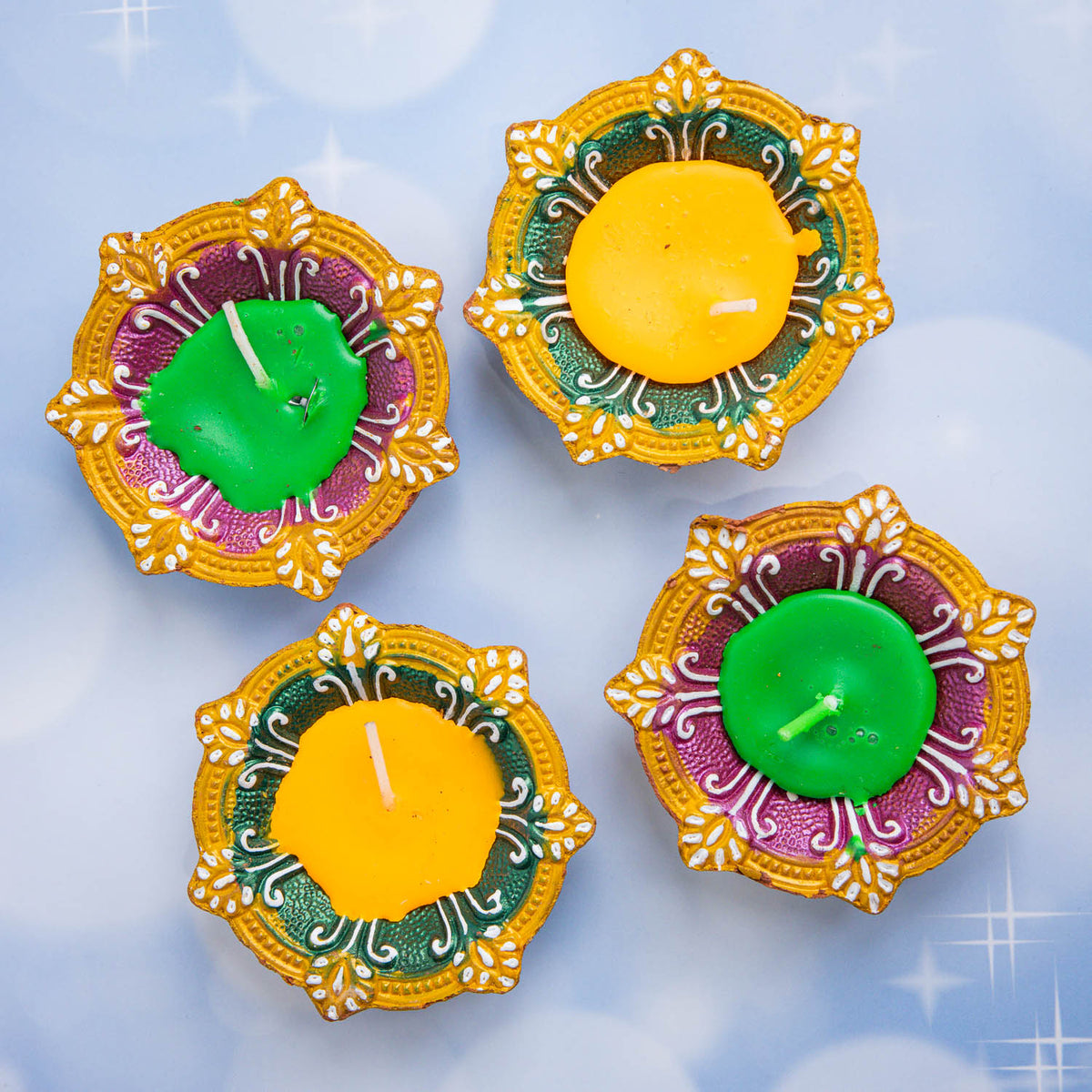 Almond Cashew with Diya for Diwali Gift