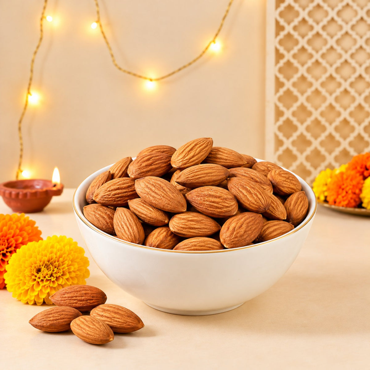 Diwali Special Chocolate Box with Kaju Katli and Almonds Gift Set