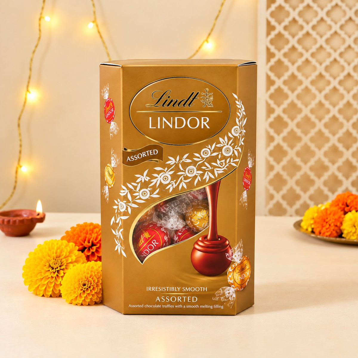 Lindt Lindor Duo with Crunchy Bhakarwadi Diwali Gift
