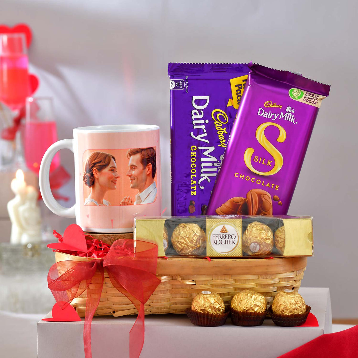Perfect Love Chocolate Delight  Basket