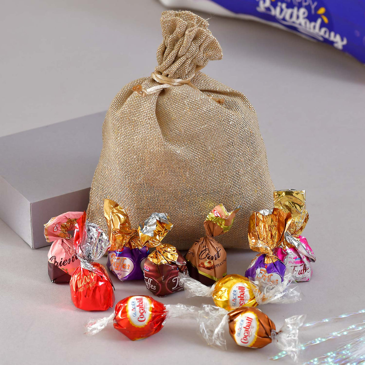 Personalized Photo Birthday Gift Set with Chocolates