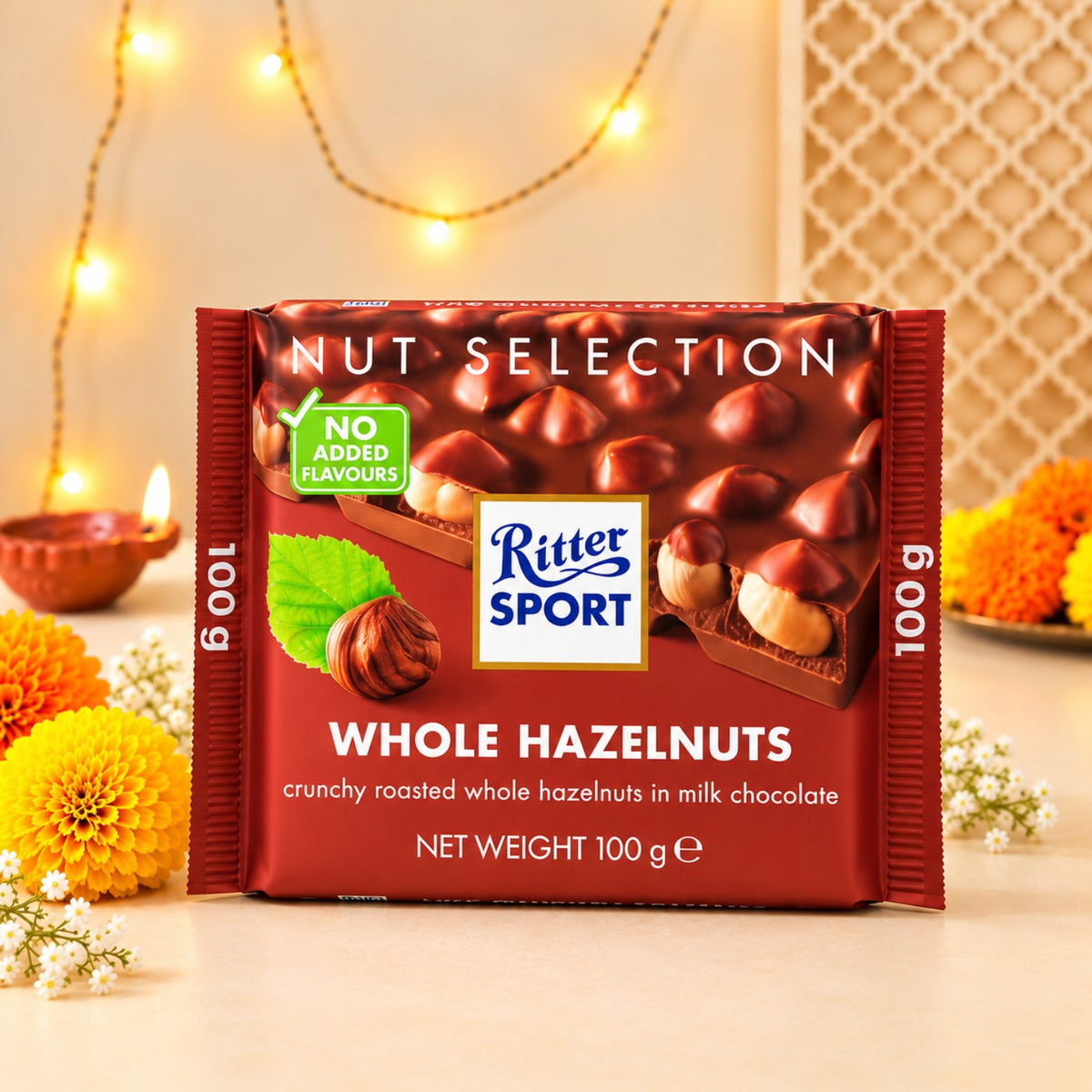 Ritter Sport and Ferrero Rocher with Kaju Cashew Diwali Sweet Gift