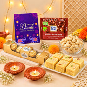 Ritter Sport and Ferrero Rocher with Kaju Cashew Diwali Sweet Gift