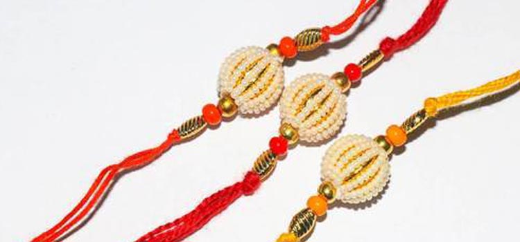 Fancy Rakhi with beads