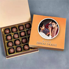 Pesonalised Chocolate Box For Bhai Dooj