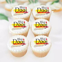 Cupcakes for Bhai Dhooj 6 Pcs