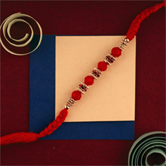 Traditional Beads Rakhi to Canada