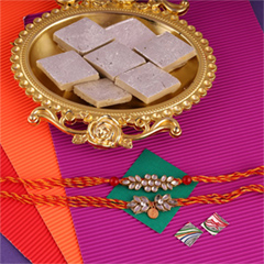Rakhi Sweet Embrace