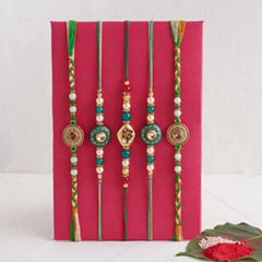 Designer Rakhi Set of Five