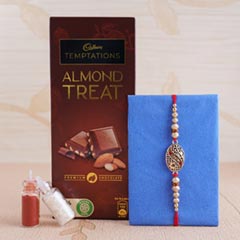 Golden Rakhi with Temptation