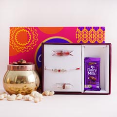 Rakhi in Signature Box with Cadbury Celebration