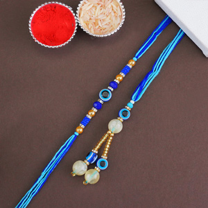 Evil Eye Rakhi for Bhaiya Bhabhi
