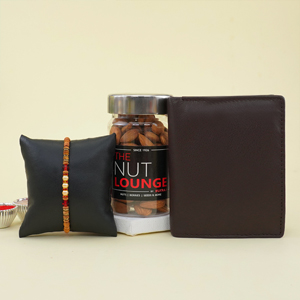Pearl Rakhi with Wallet N Almonds