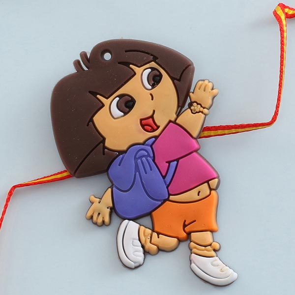 Send Dora The Explorer Cartoon Rakhi Online Send Dora The Explorer Cartoon Rakhi Online