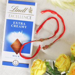 Wonderful Bhaiya Bhabhi Rakhi with Chocolate - Rakhi Chocolates to UK