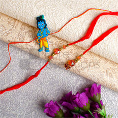 Adorable Bhaiya Bhabhi Rakhi Set - Bhaiya Bhabhi Rakhi to UK