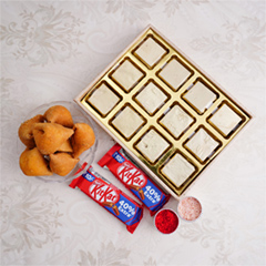 Chocolates N Samosa for Bhai Dooj - Bhai Dooj Choco Hamper