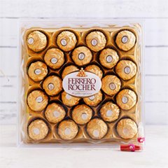 24 Pieces Ferrero Rocher Box for Bhai Dooj - Bhai Dooj Gifts to Ahmedabad