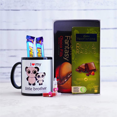 Panda Mug and Chocolate Combo for Bhai Dooj - Bhai Dooj Personalised Gifts