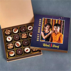 Bhai Dooj Personalised Chocolate Box - Bhai Dooj Gifts to UAE