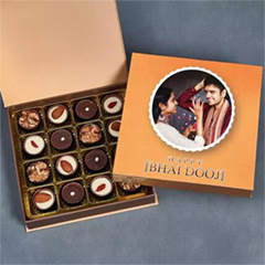 Bhai Dooj Personalised Nuts Chocolate Box