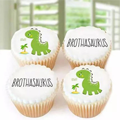 Brothasaurus Chocolate Cupcake