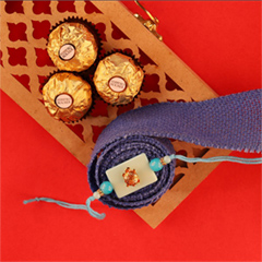 Seagreen Rakhi with Ferrero - Rakhi Chocolates to Canada