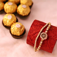 Captivating Rakhi with Ferrero - Send Rakhi to Toronto