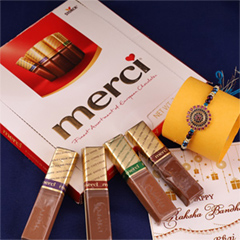 Fashionable Single Rakhi - Send Rakhi to Toronto