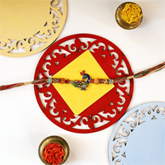 Traditional Peacock Rakhi - Rakhi for Brother in Canada