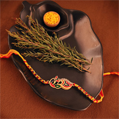 Classy Peacock Rakhi - Rakhi for Brother in Canada