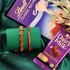 Chocolicious Rakhi Set - Rakhi Chocolates to Canada