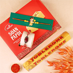 Rakhi Sweet Thrills - Rakhi Cards to Canada