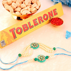 Imperial Rakhi Combo - Rakhi Dry Fruits to Canada