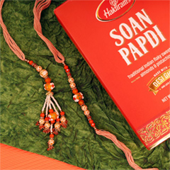 Spectacular Bhaiya N Bhabhi Rakhi Combo - Bhaiya Bhabhi Rakhi to Canada