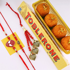 Classic Family Rakhi Combo - Rakhi Chocolates to Canada