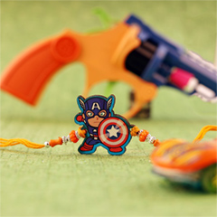Captain America Rakhi - Kids Rakhi to Canada