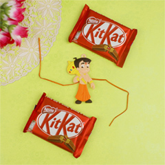 Chota Bheem Kids Rakhi Kit Kat Chocolates